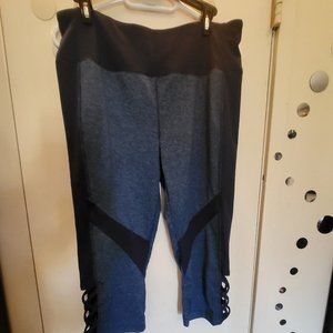 HALYCON  yoga pants  cut-out leg